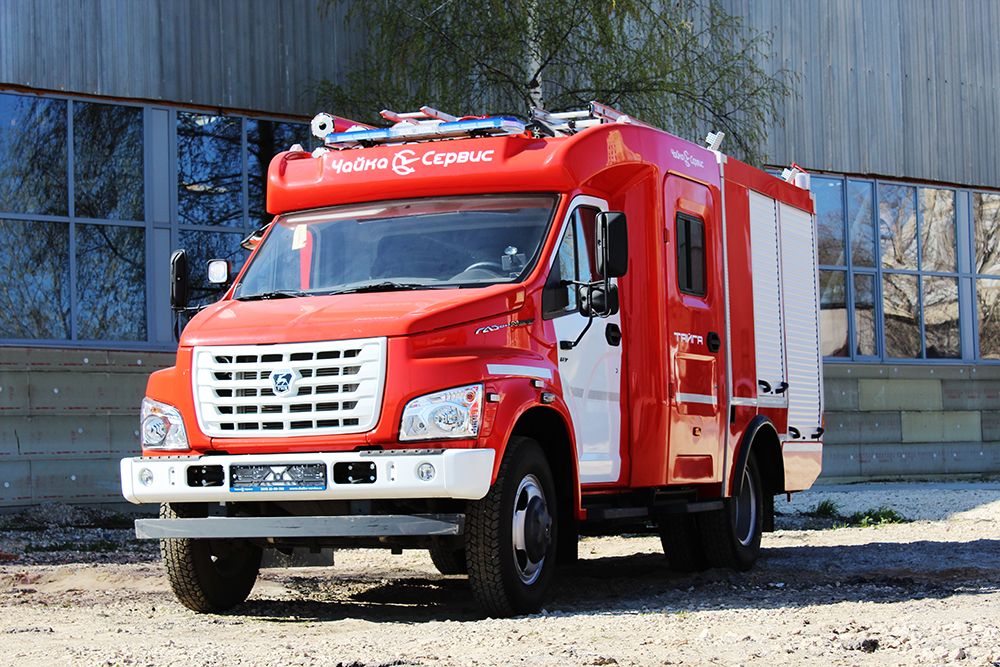ВИДЕО: Пожарная автоцистерна на базе ГАЗон NEXT(C41R13) с кабиной «Тайга»